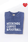 Weekends Coffee Football Plus Mineral Graphic Top