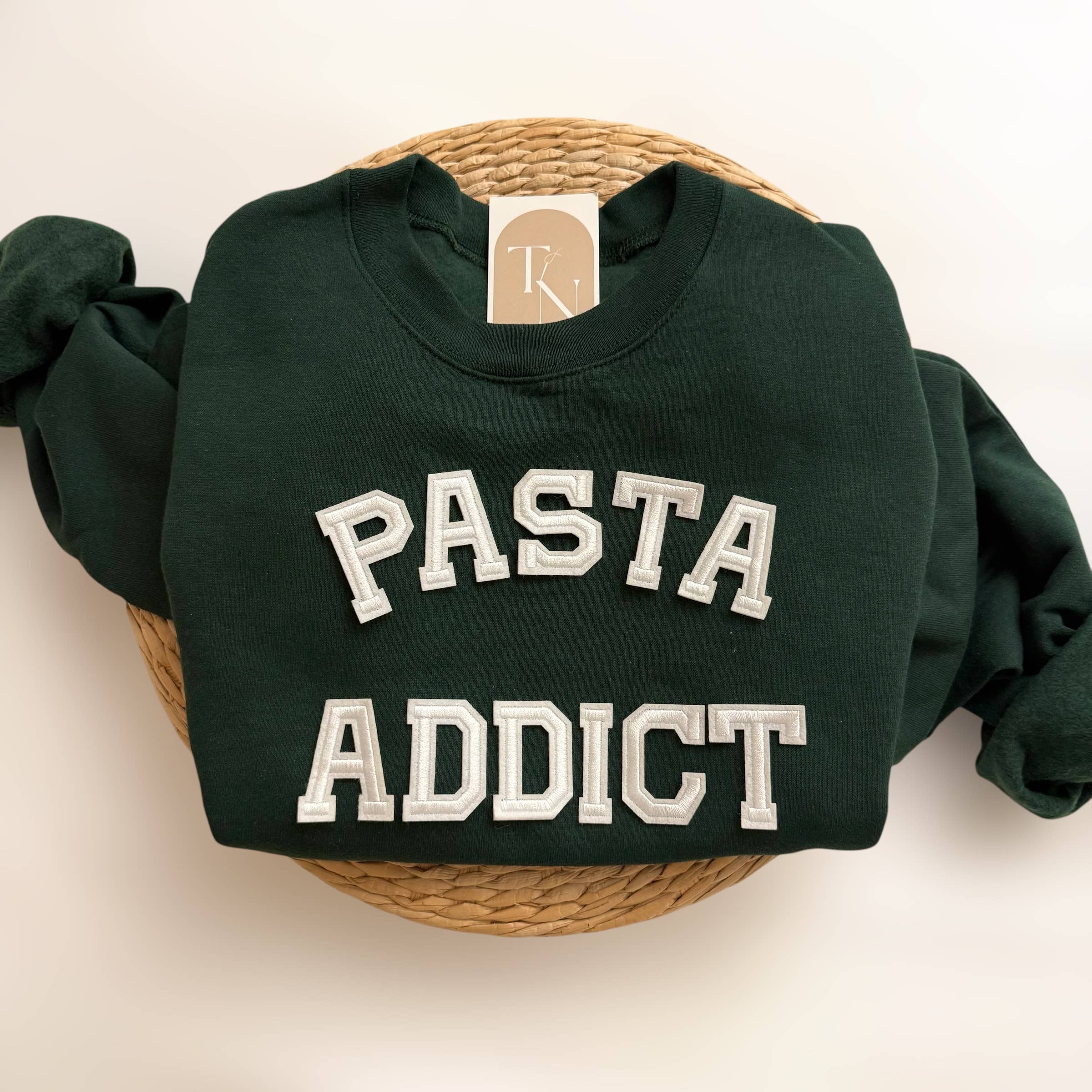 Pasta Addict Sweatshirt, Funny Sweatshirts