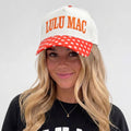LM-CP-1002 Orange/White Dot Cap