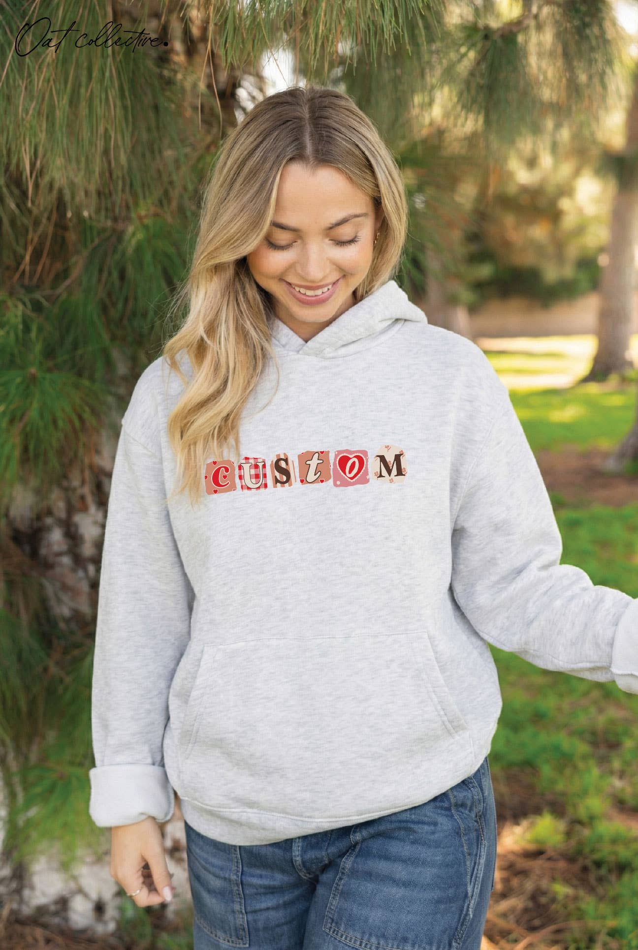 Custom Scrapbook Hoodie Pullover Sweatshirt