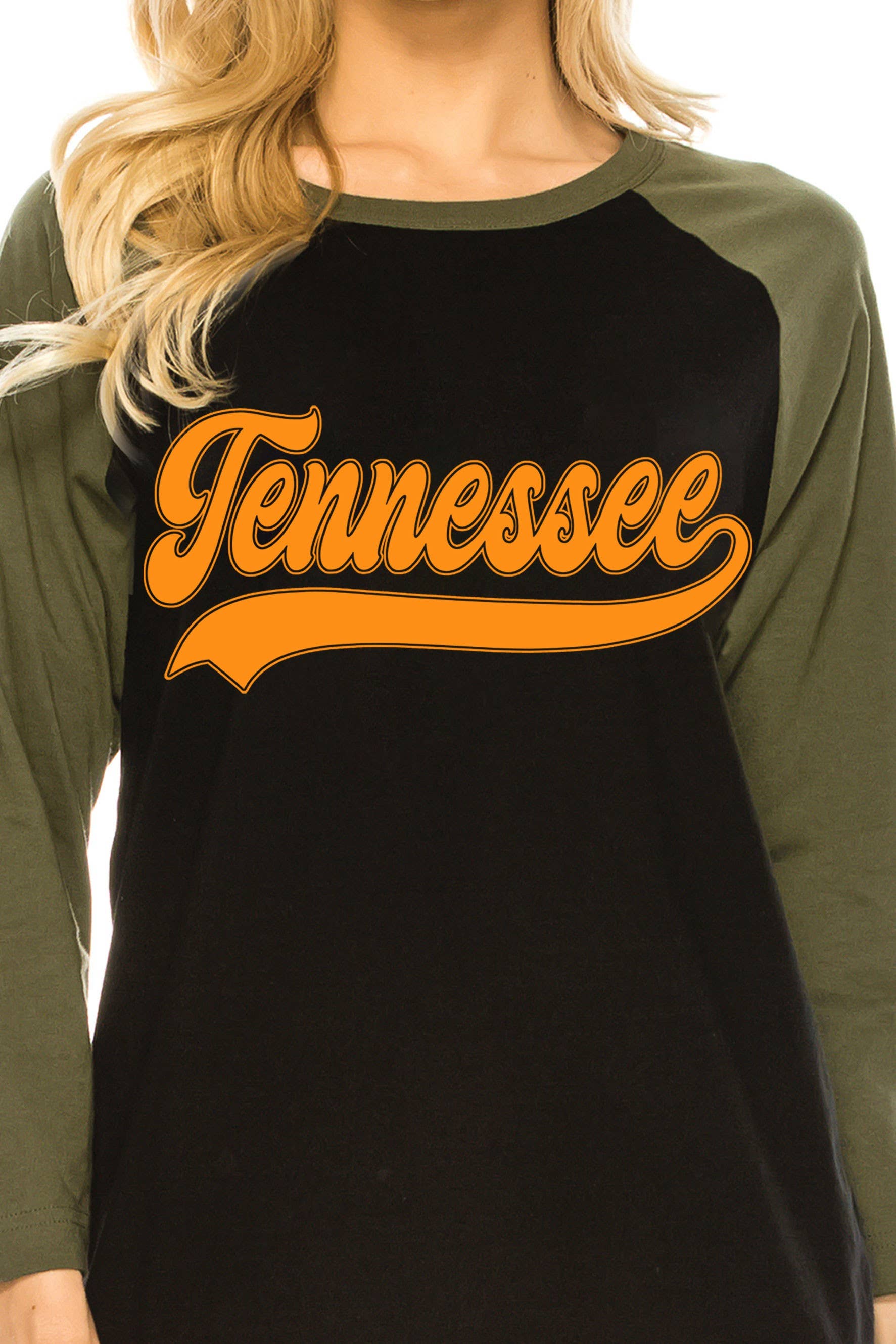 Tennessee Puff Graphic Raglan Tshirts