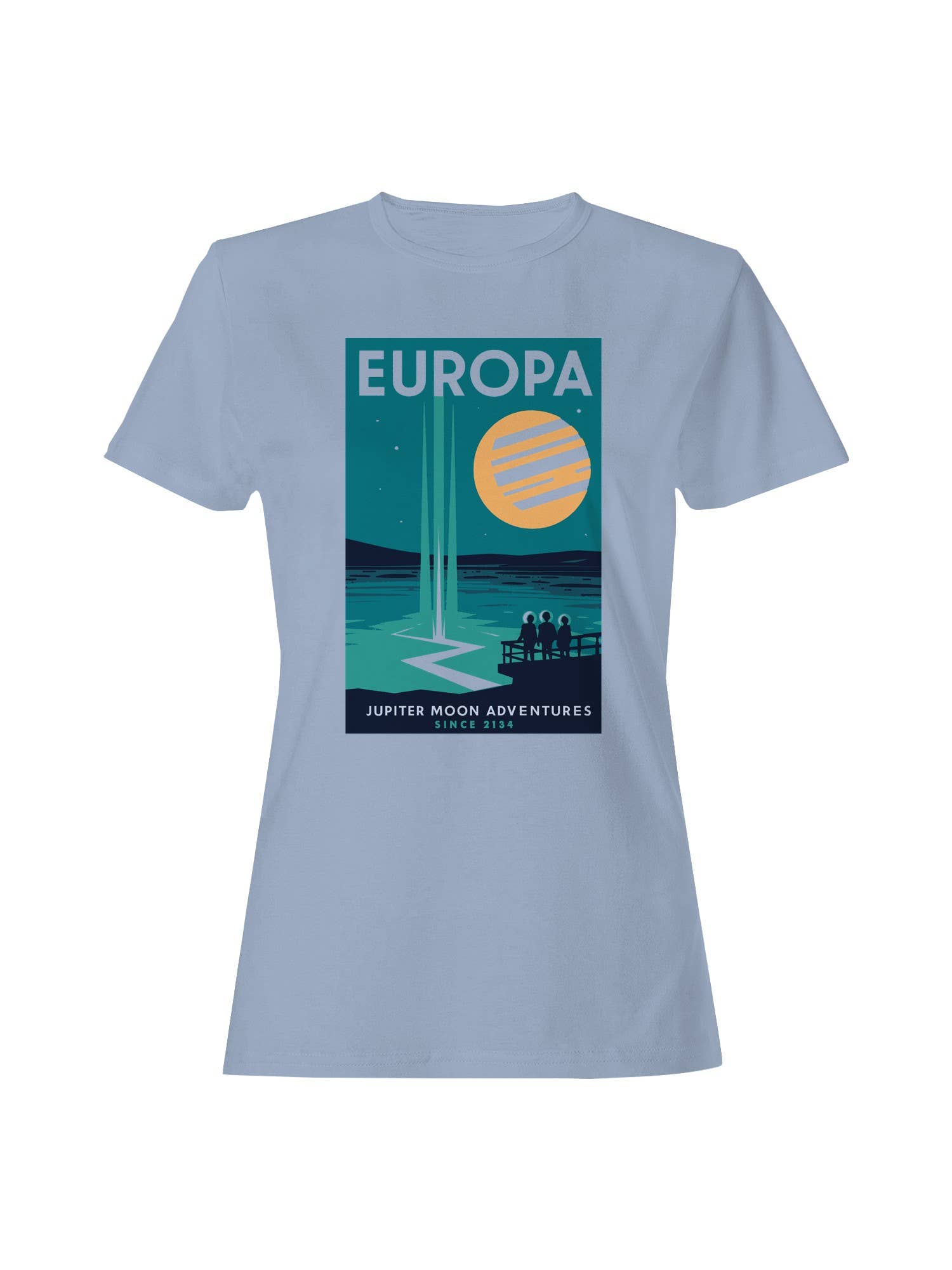 Europa Jupiter Moon Adventures Art Women's T-Shirt