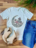 Vintage Mushroom Moon Graphic Tee