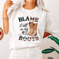 Blame It All On My Roots, Cowboy, Garth, Western, Tshirt