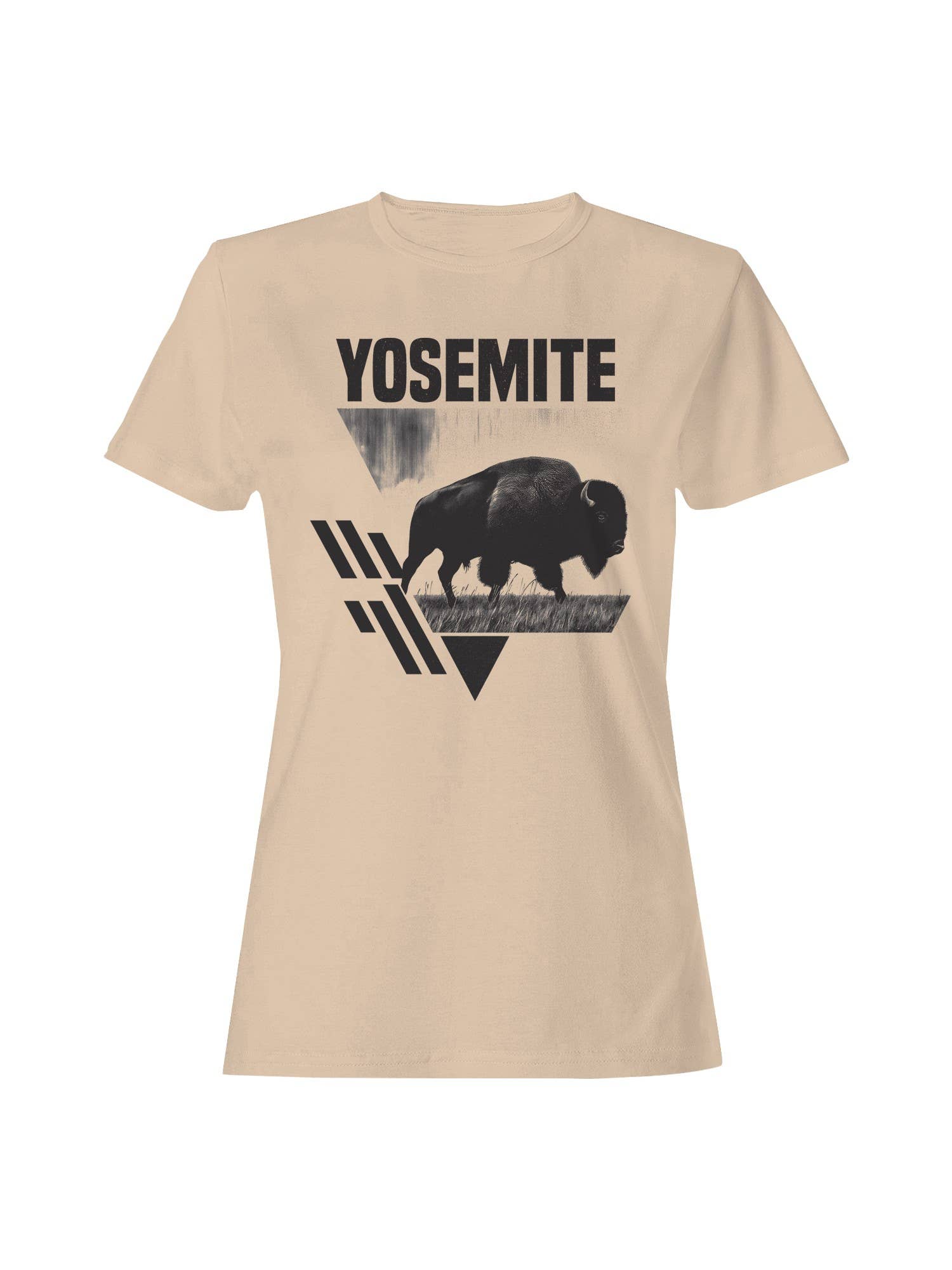 Yosemite Bison Wilderness Art Women's T-Shirt
