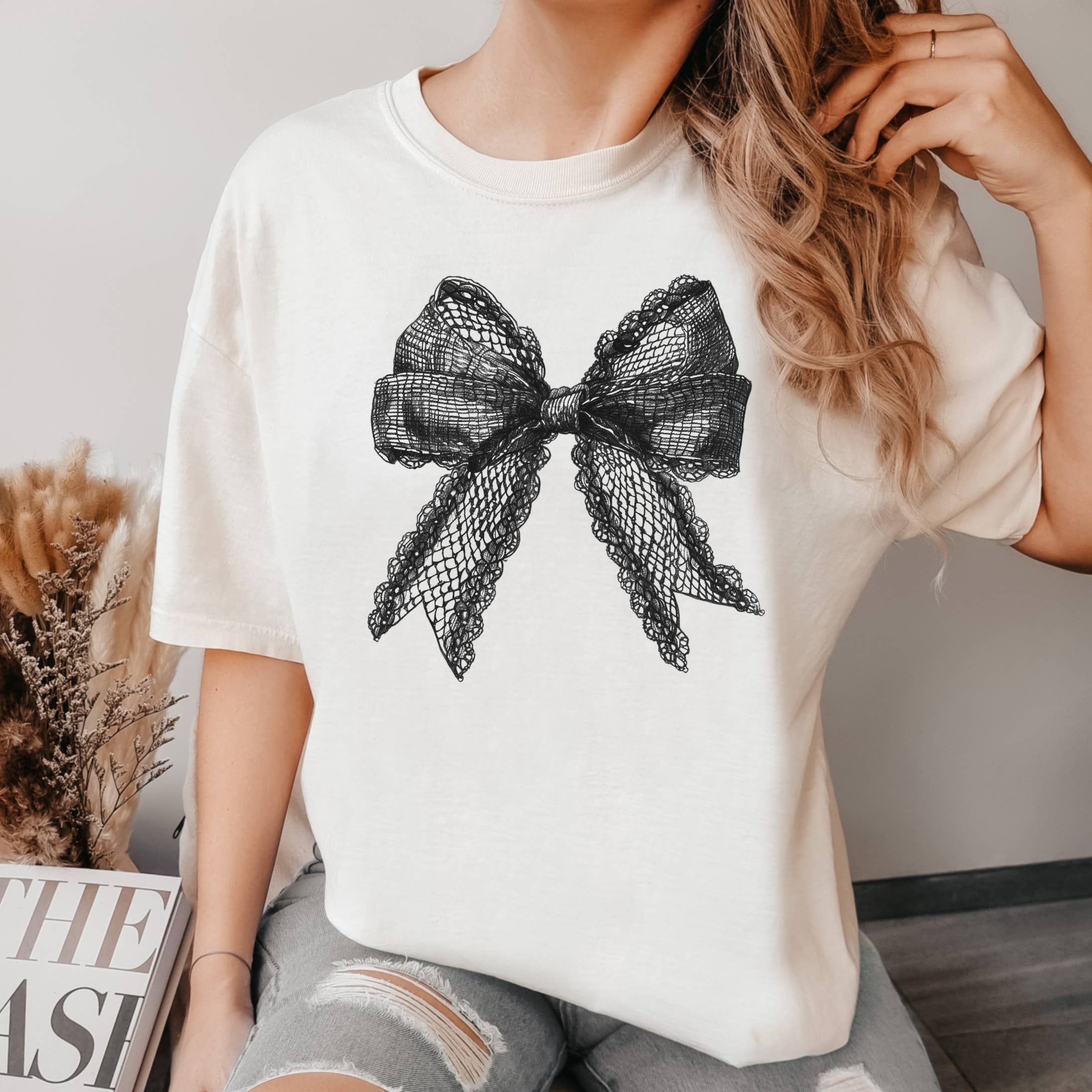 Lace Bow Tee | Everyday | Sizes S-2XL