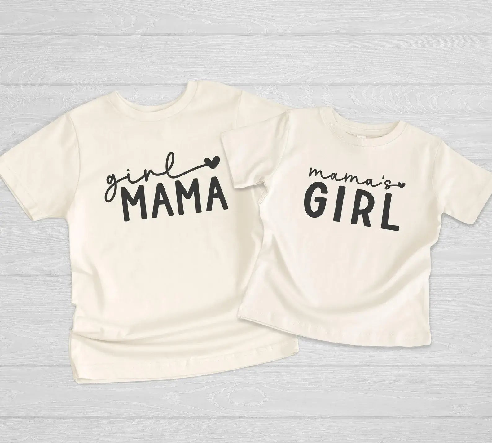 Girl Mama, Mama's Girl Shirts, Matching Mom & Me Shirts
