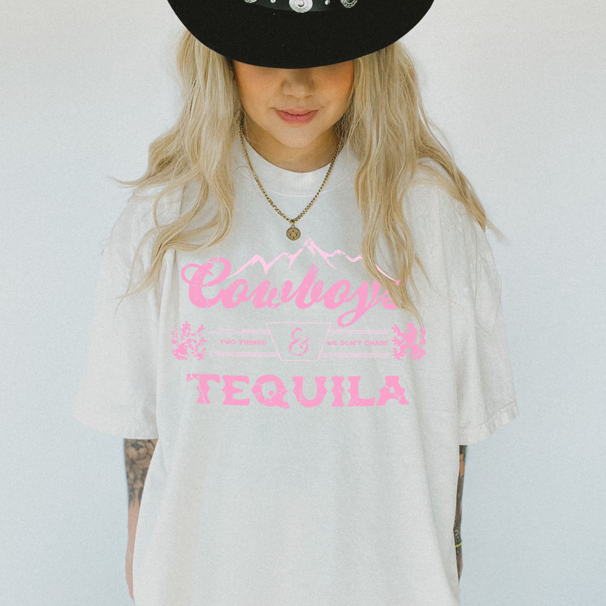Cowboys & Tequila Western Graphic Tee