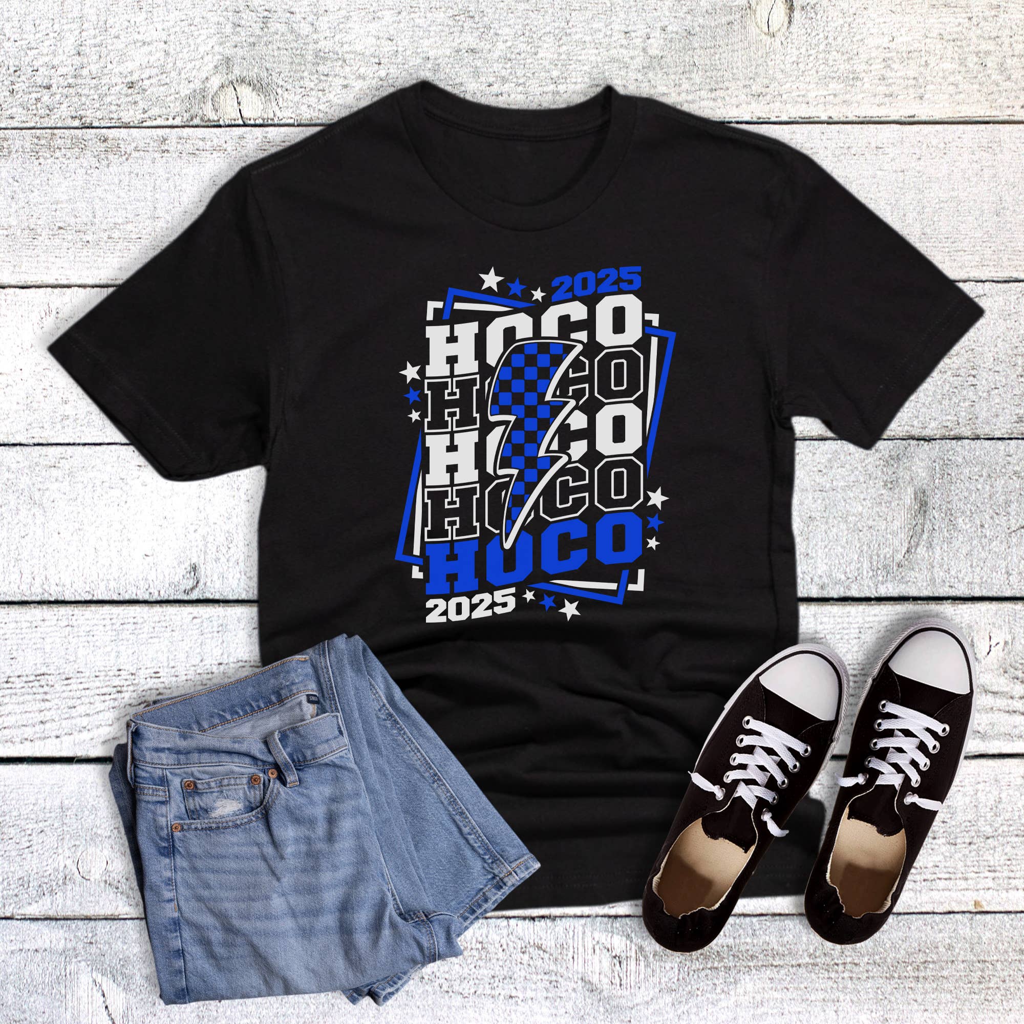 Custom Hoco 2025 Lightning Graphic Tee