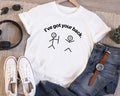 I've Got Your Back Stick Figure T-Shirt