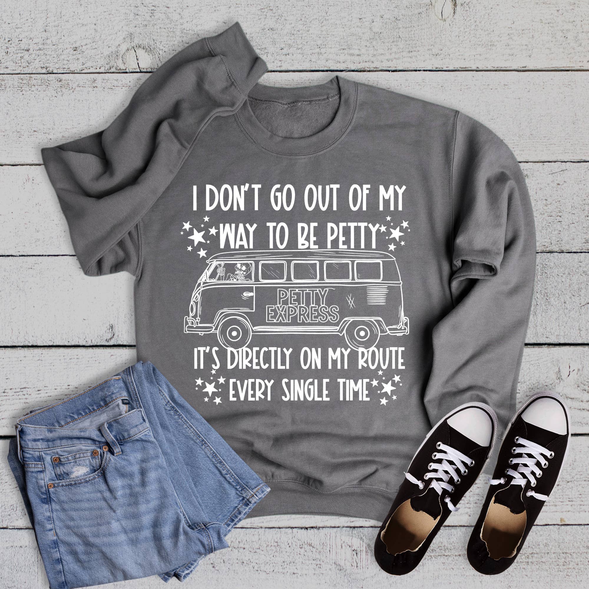 Funny Petty Route Sweatshirt