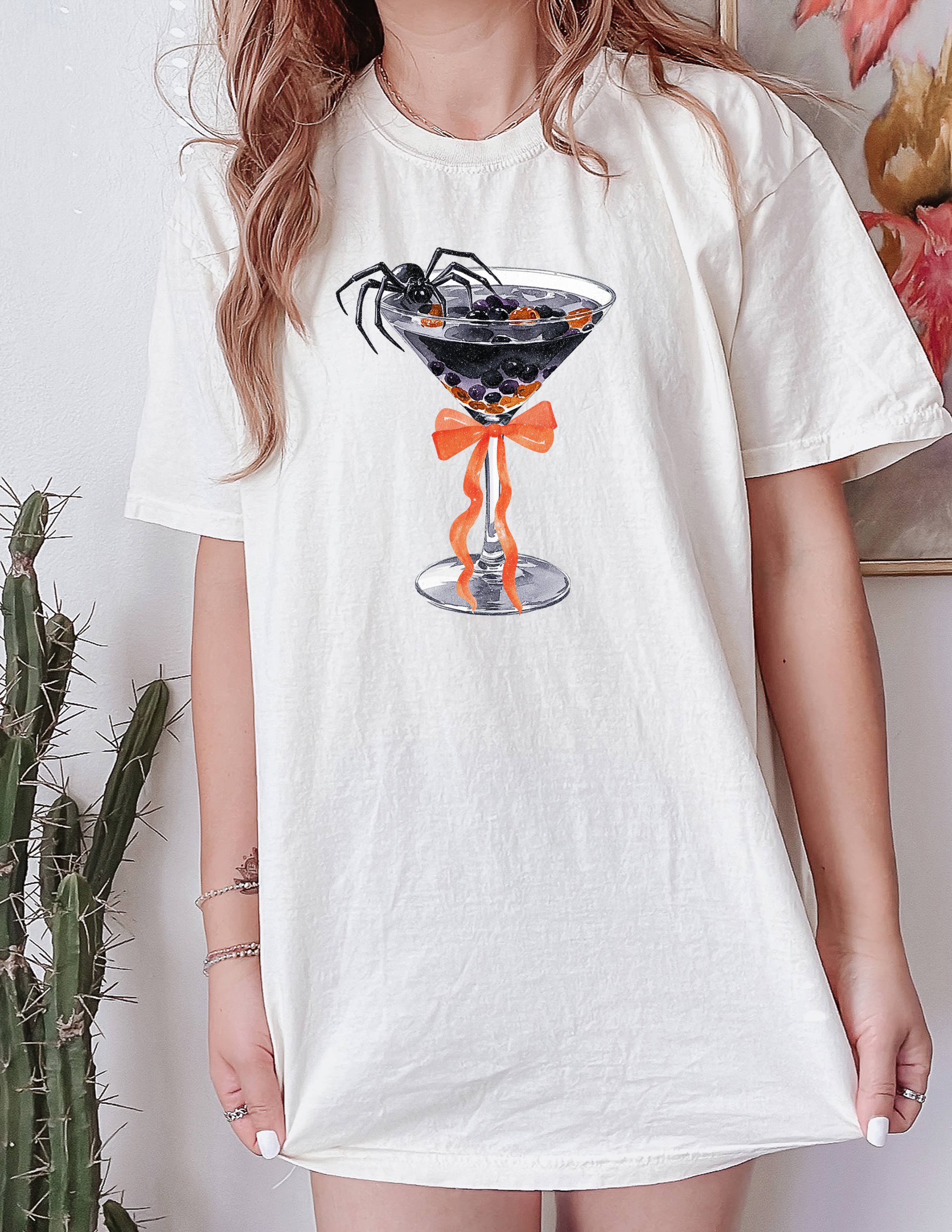 Scary T Shirt, Halloween T Shirts, Graphic Tee, Spiders