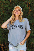 Tennis Mineral Washed Graphic Top