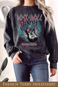 Rock and Roll World Tour Mineral Graphix Terry Sweatshirts