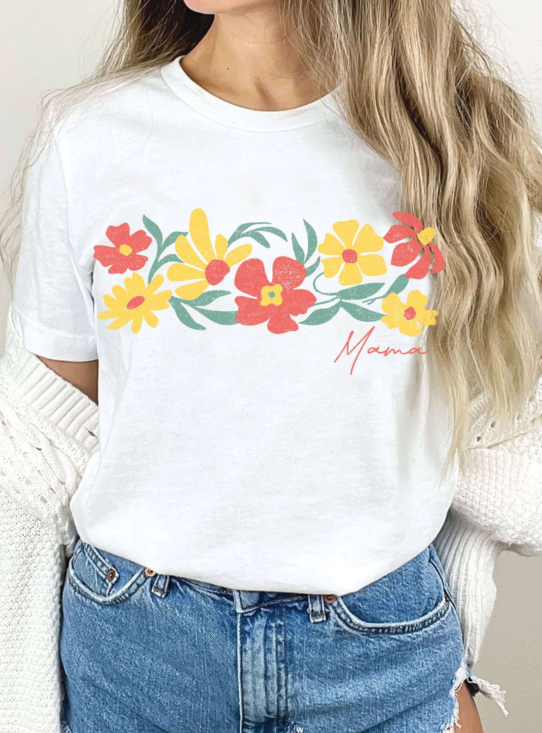 Floral Mama Graphic Tshirts