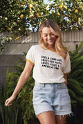 She's A Good Girl  Ringer Graphic T-Shirt