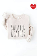 Sweater Weather  Plus Graphic Sweatshirt