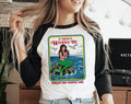 I Don't Wanna Be Where the People Are Mermaid Raglan T-Shirt