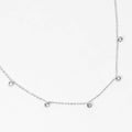 Gold-Dipped Round Accent Necklace