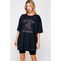 Love of Rose   Graphic Oversized Tee