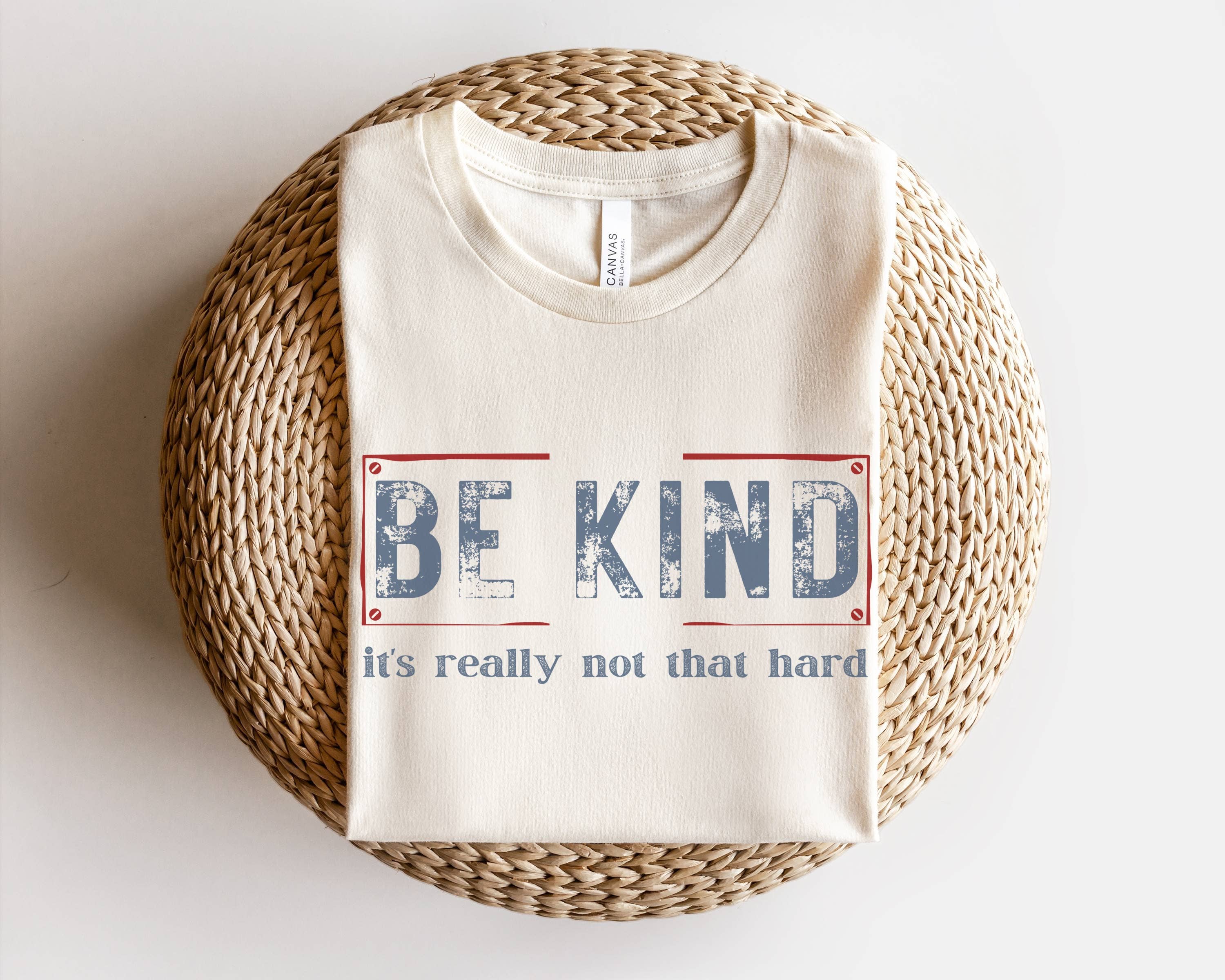Be Kind It's Not Hard Graphic Tee | Women's Religous Tees