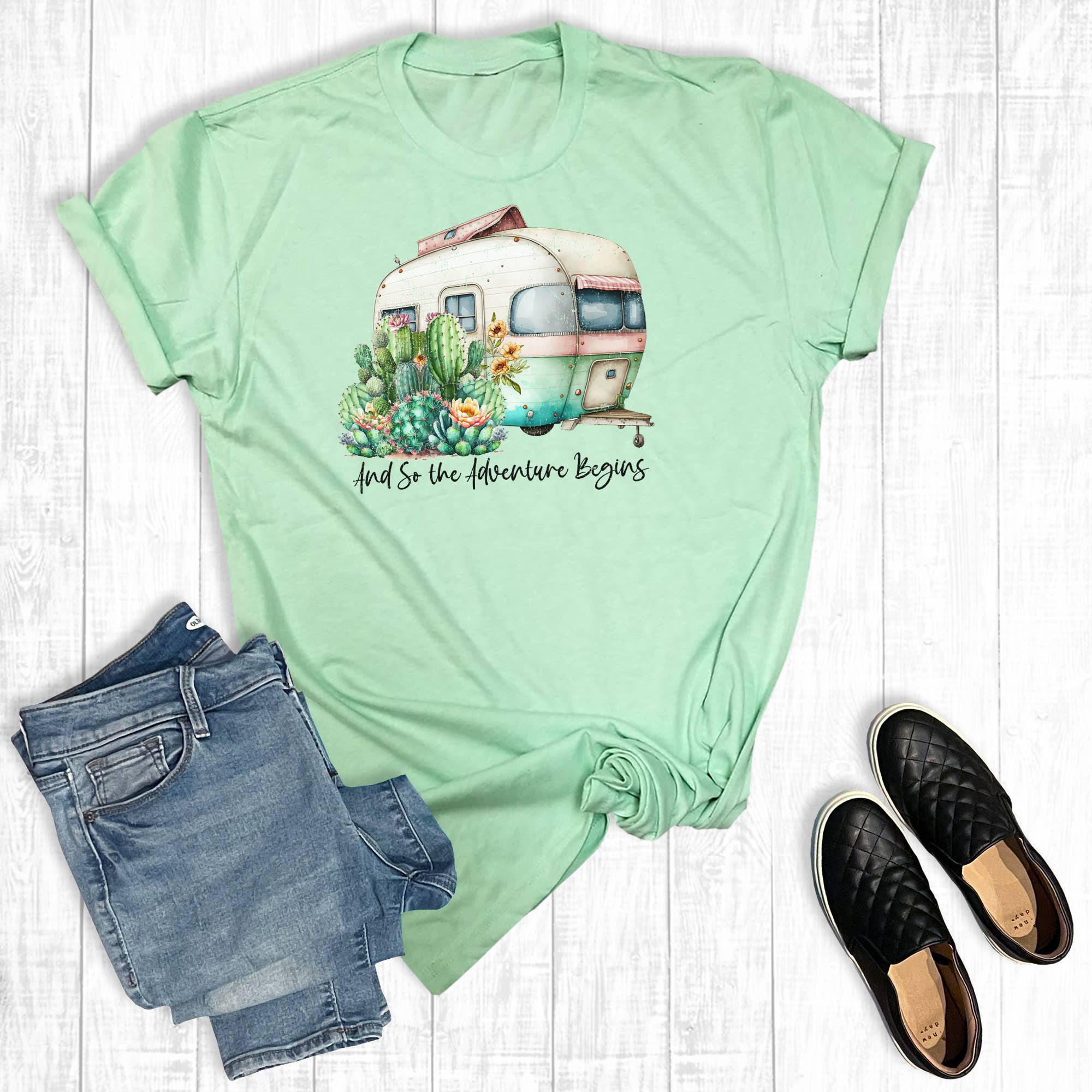 Western Vintage Camper Graphic Tee
