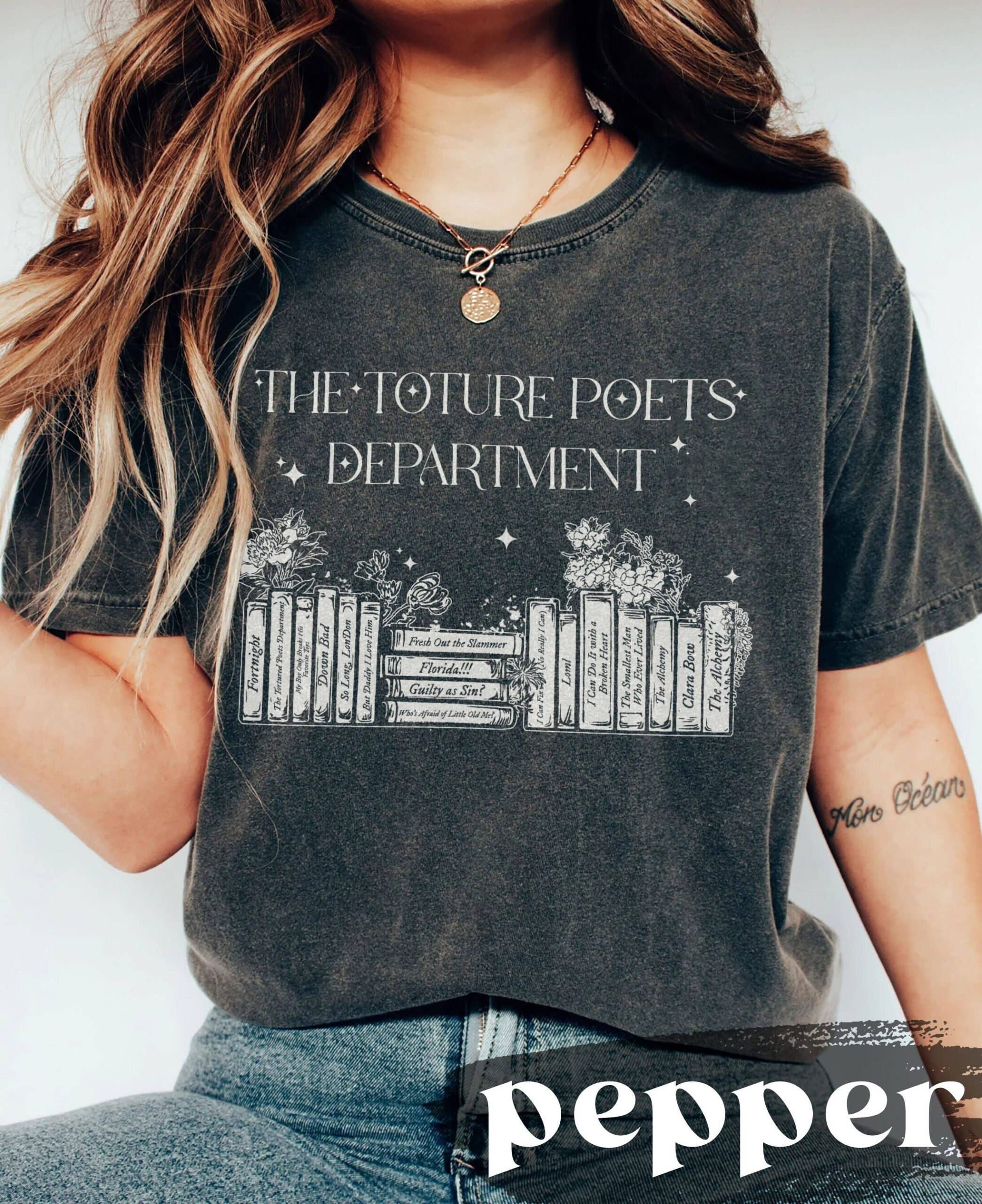 Taylor the Tortured Poets Dept Shirt - New Album Ttpd Merch