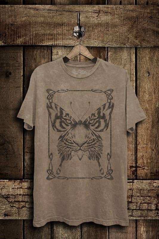 Tiger Butterfly Graphic Top