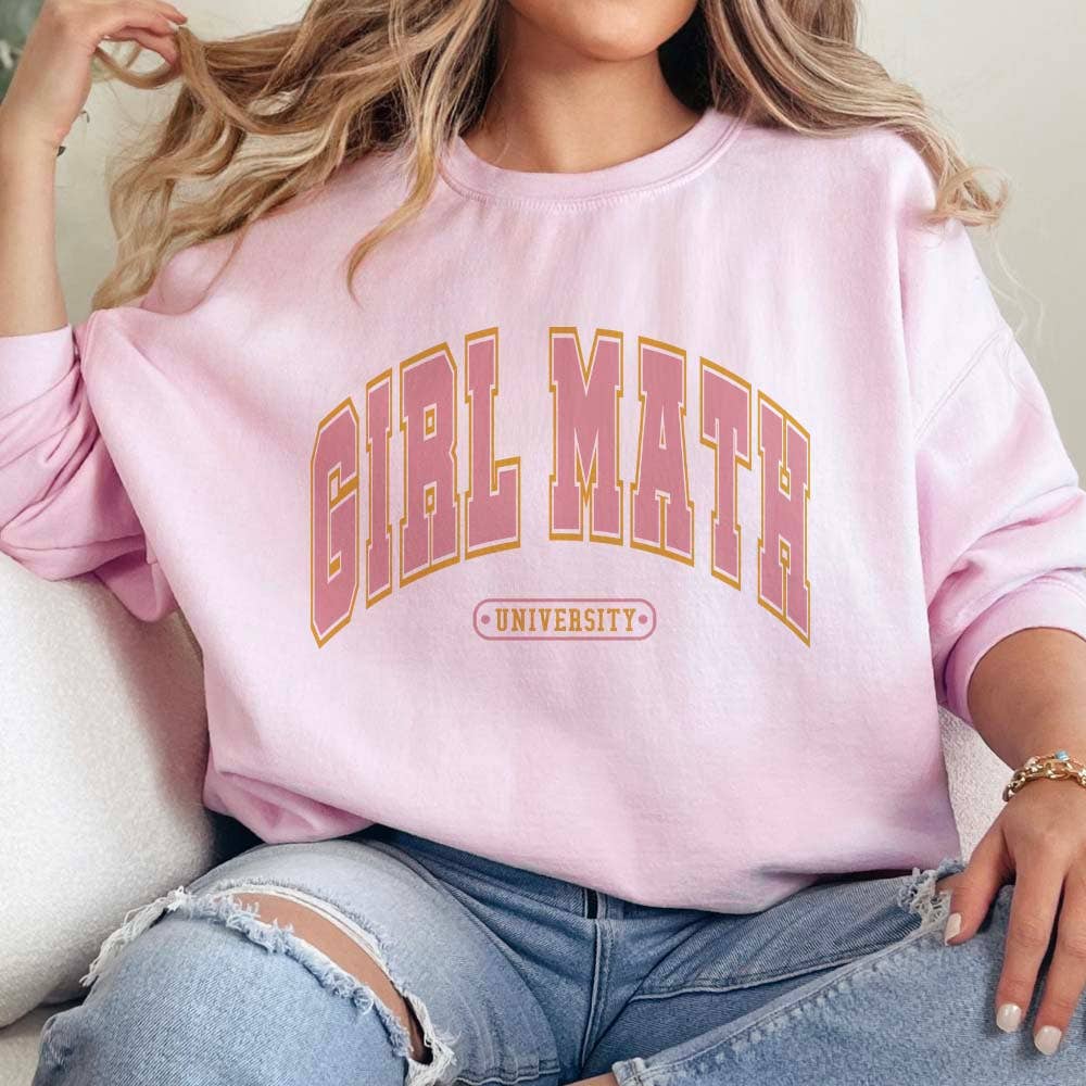 Girl Math University Coquette- Many Color Options