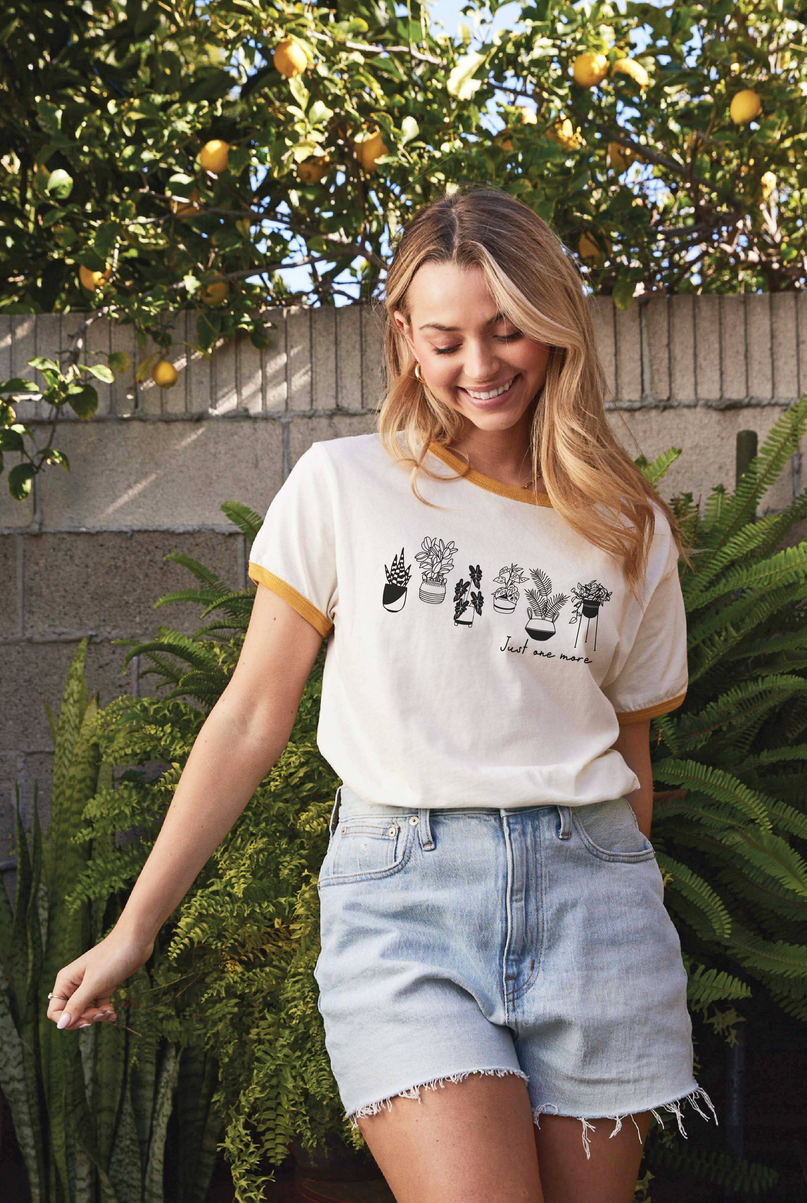 Just One More Ringer Graphic T-Shirt
