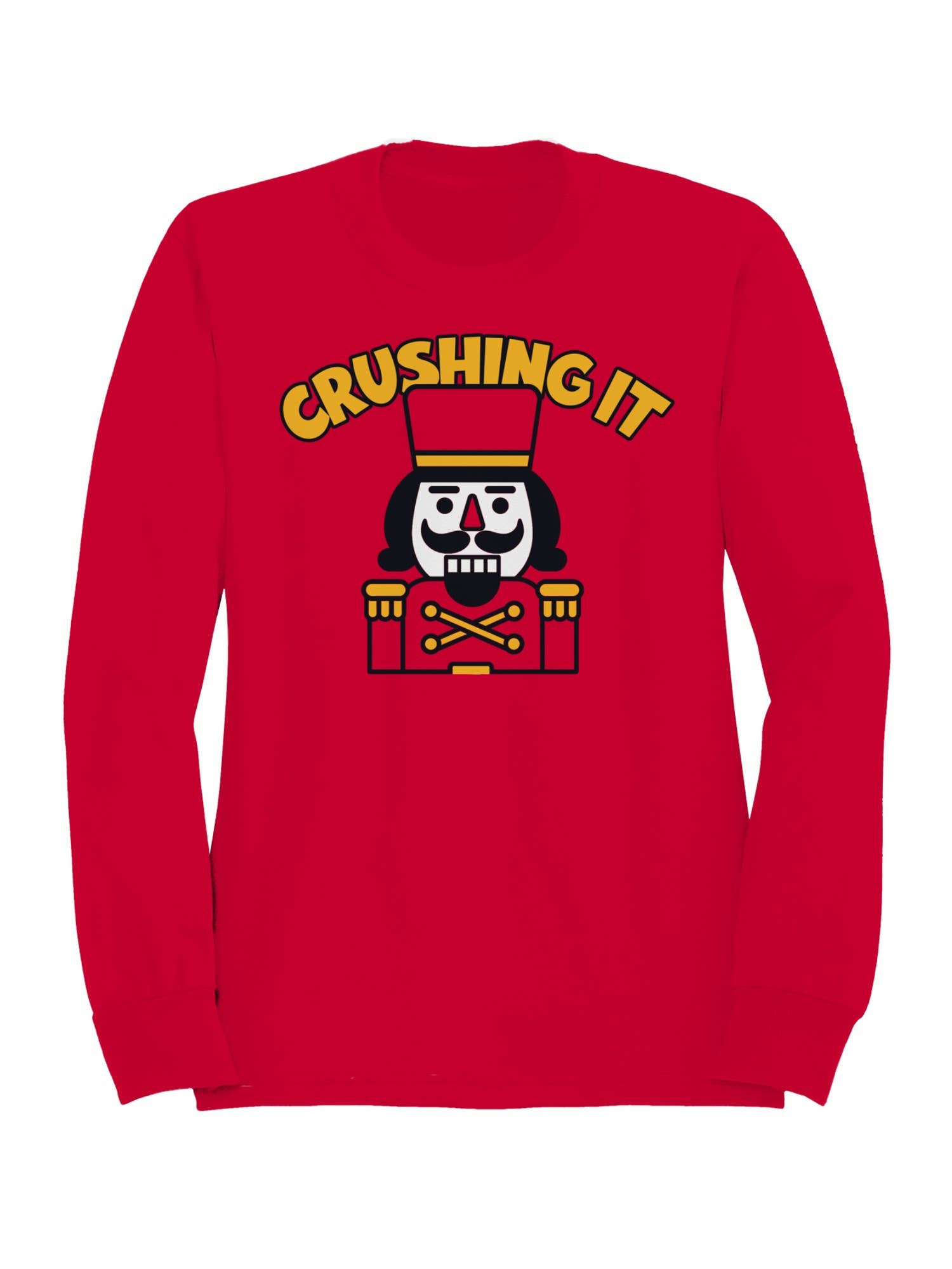 Nutcracker Crushing It Design Men's Sweatshirt
