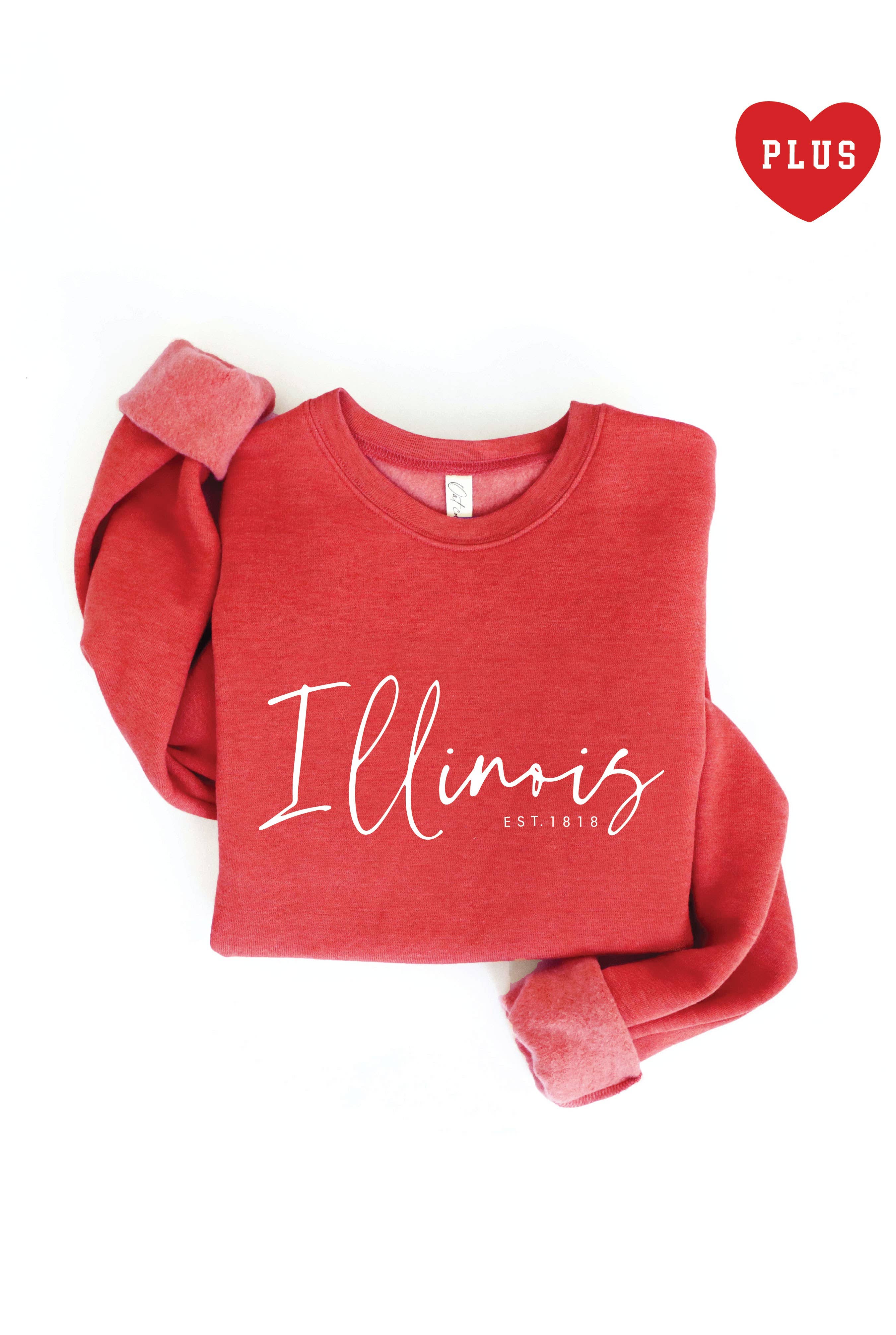 Illinois Est.1818 Plus Graphic Sweatshirt