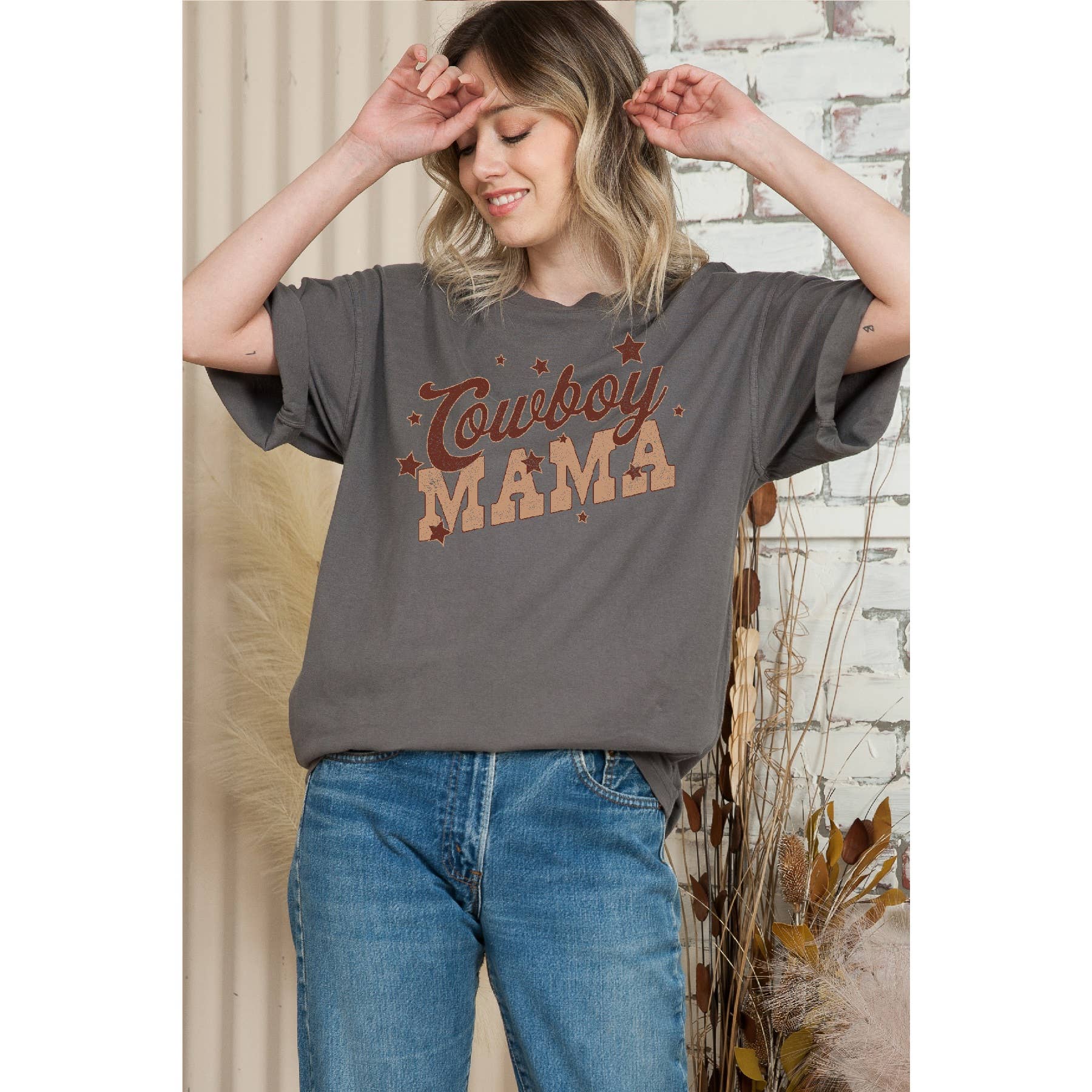 Cowboy Mama - Oversized Unisex T
