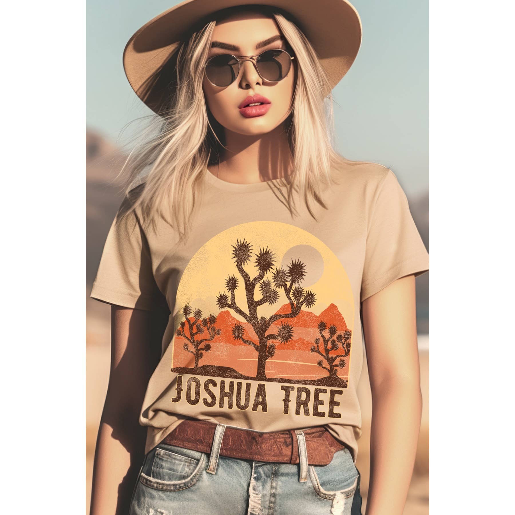 Joshua Tree Women's Screen Printed T-Shirt
