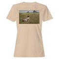 Cat Prairie Landscape Women's T-Shirt Natural