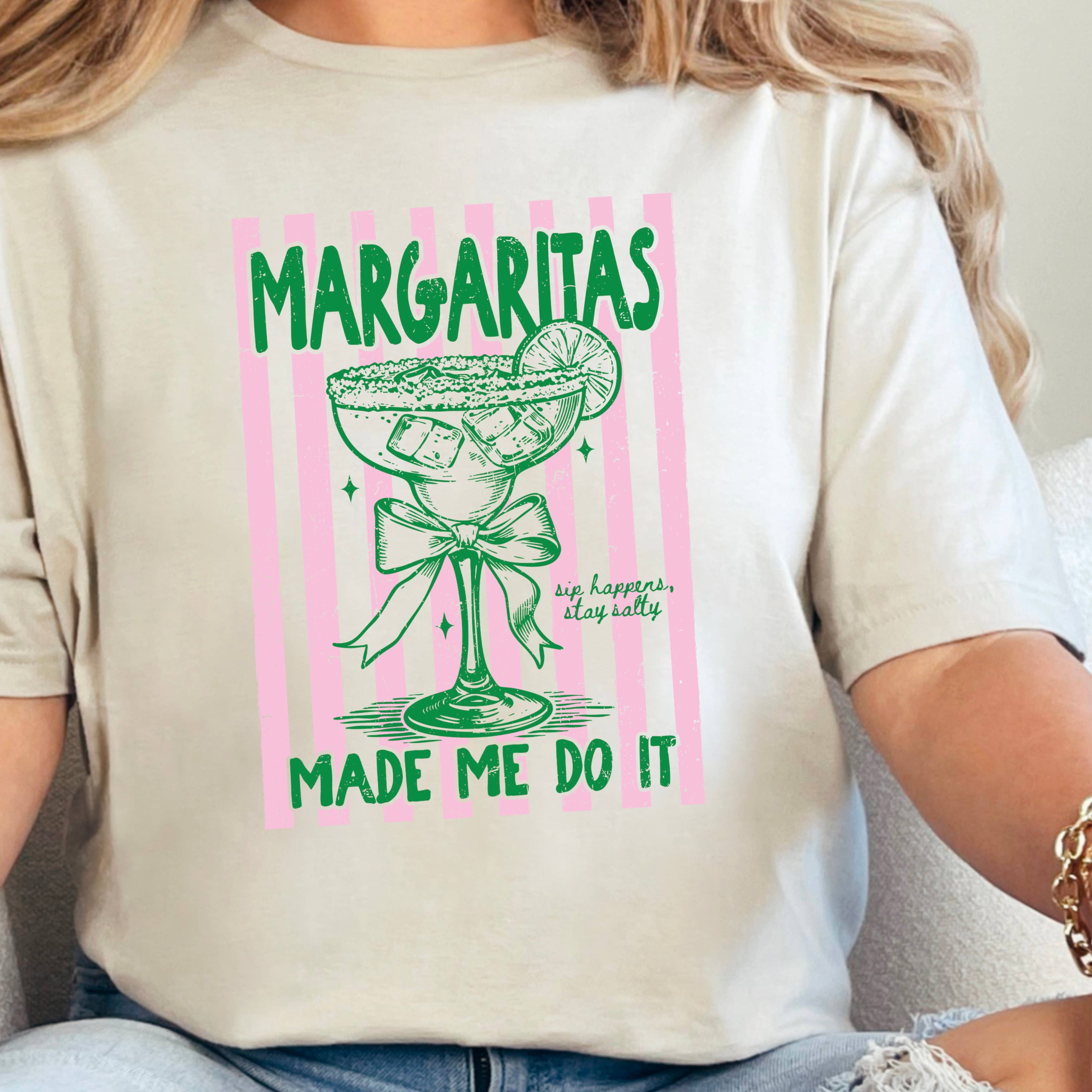 Margaritas Made Me Do It Graphic T-Shirt | Gildan
