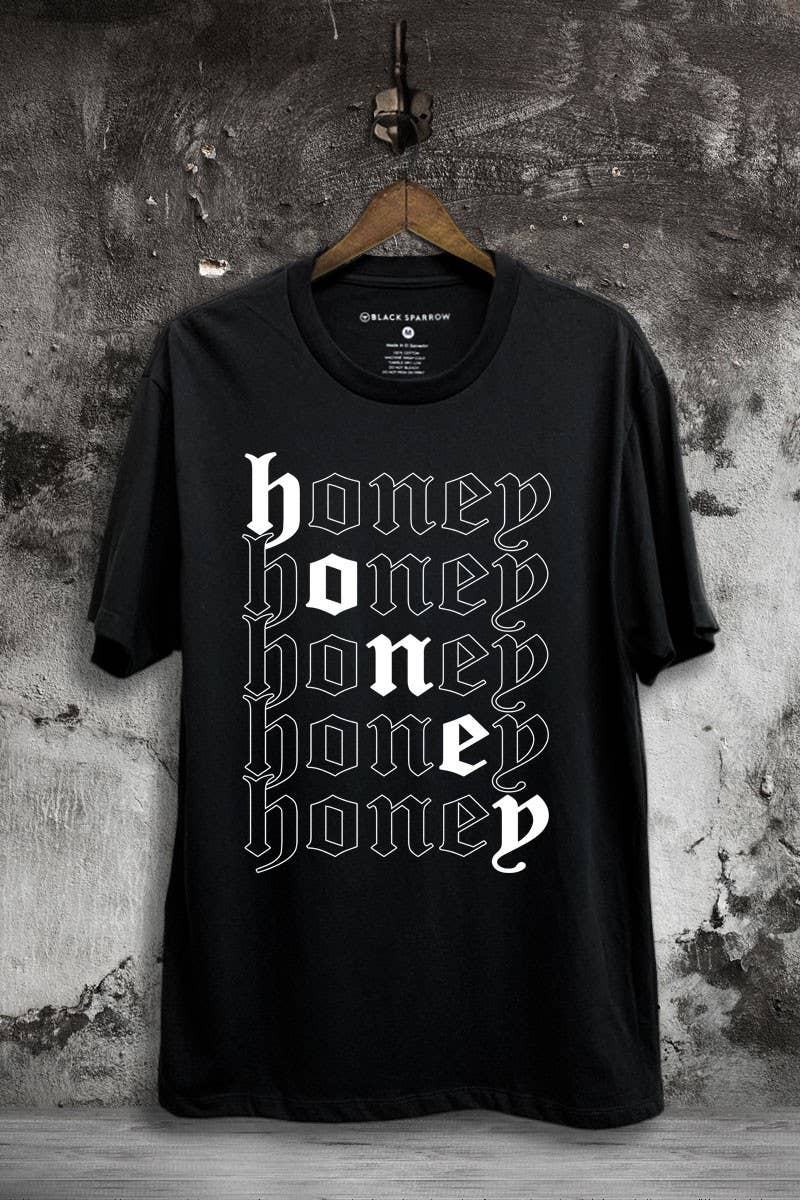 Honey Graphic Top