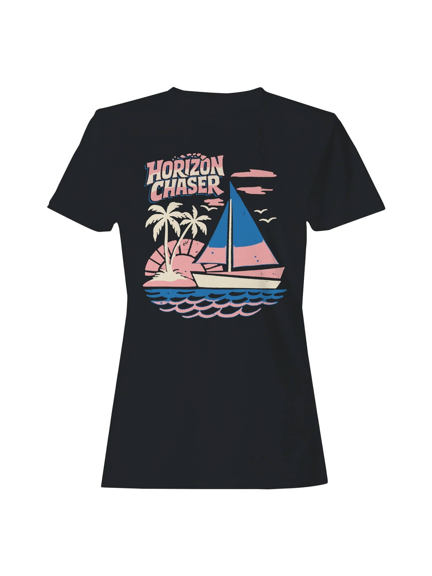 Horizon Chaser Vintage Sailing Art Women's T-Shirt