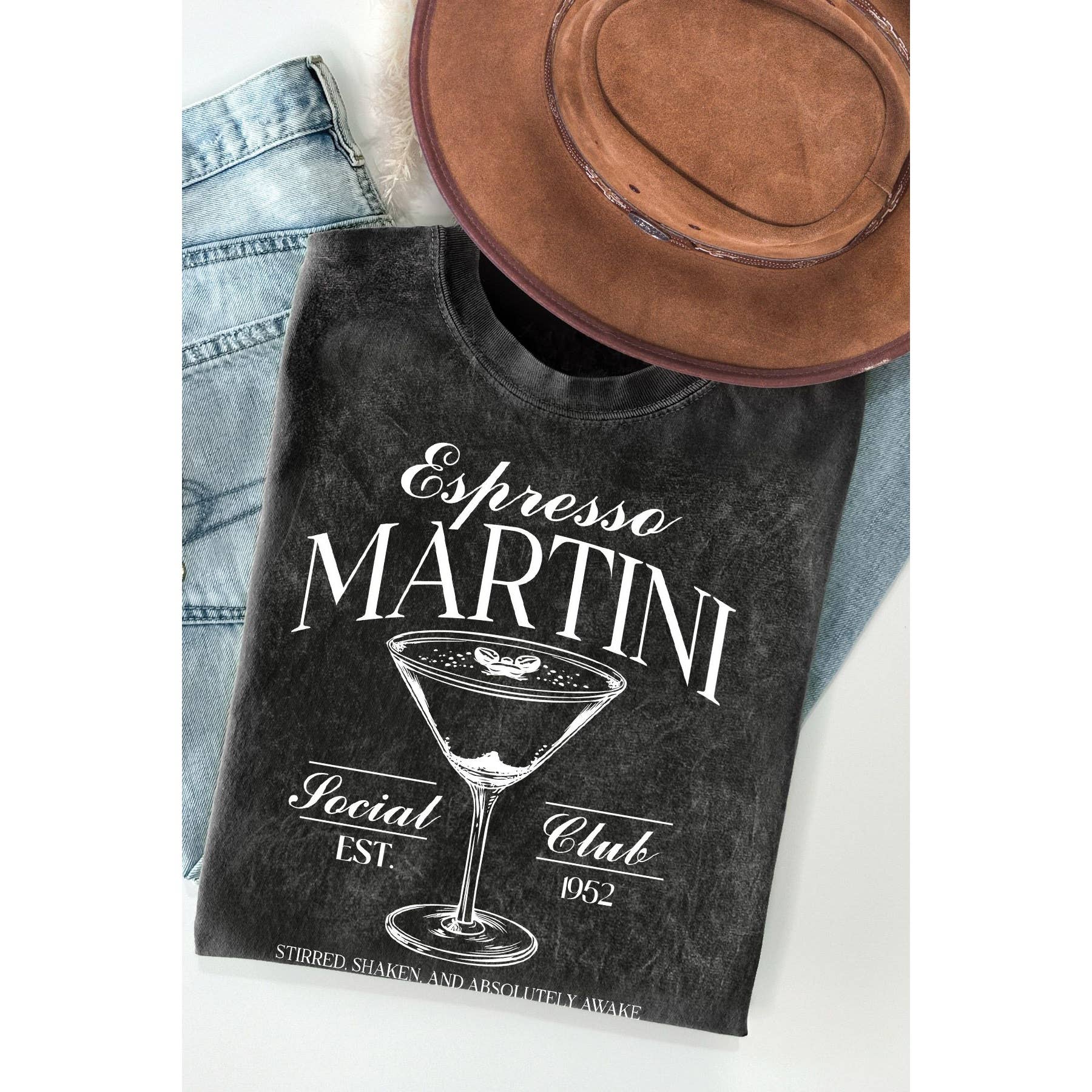 Espresso Martini - Mineral Wash T