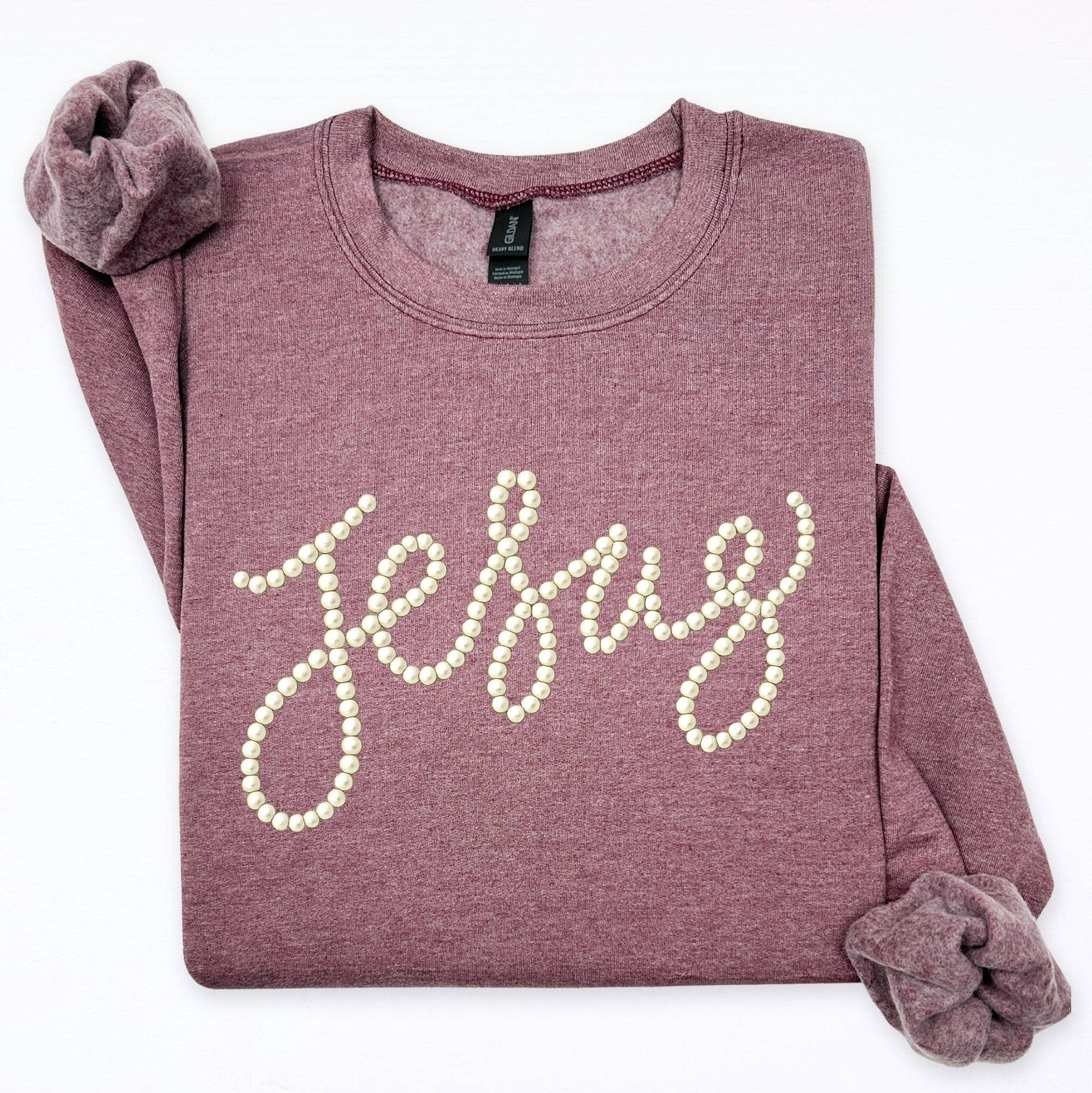Jesus, Pearls, Coquette, Faith, Gospel, Christian Sweatshirt