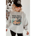 Waves Wheels and Wayfarers  Vintage Graphic Sweatshirts