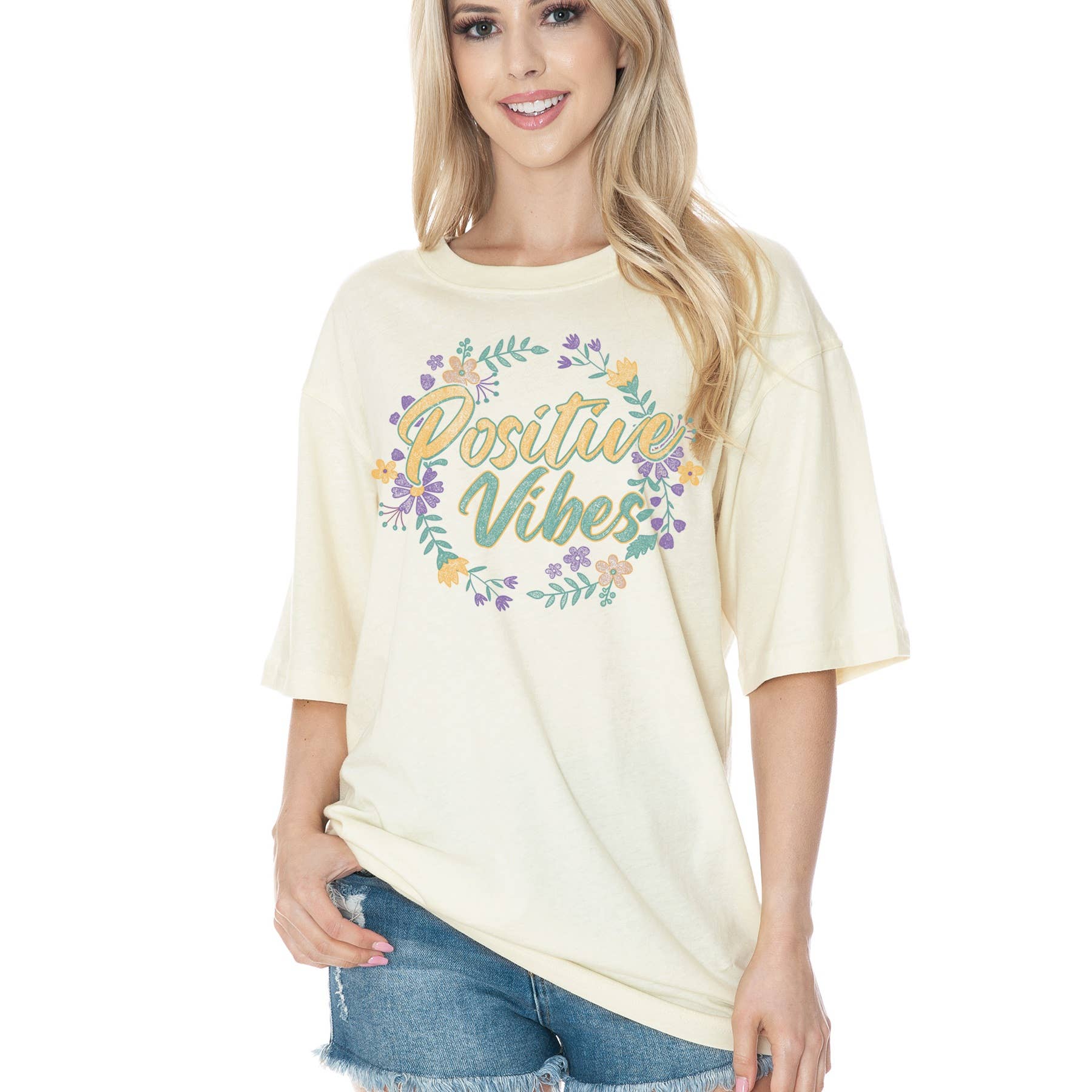 Unisex  Oversized - Positive Vibes