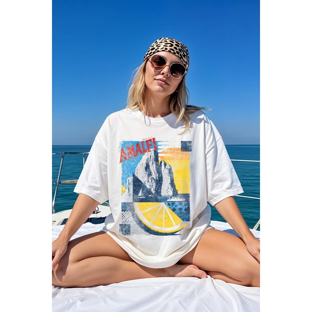 Amafi Graphic Oversized Tee