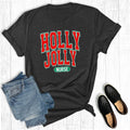 Christmas Holly Jolly Nurse Graphic Tee