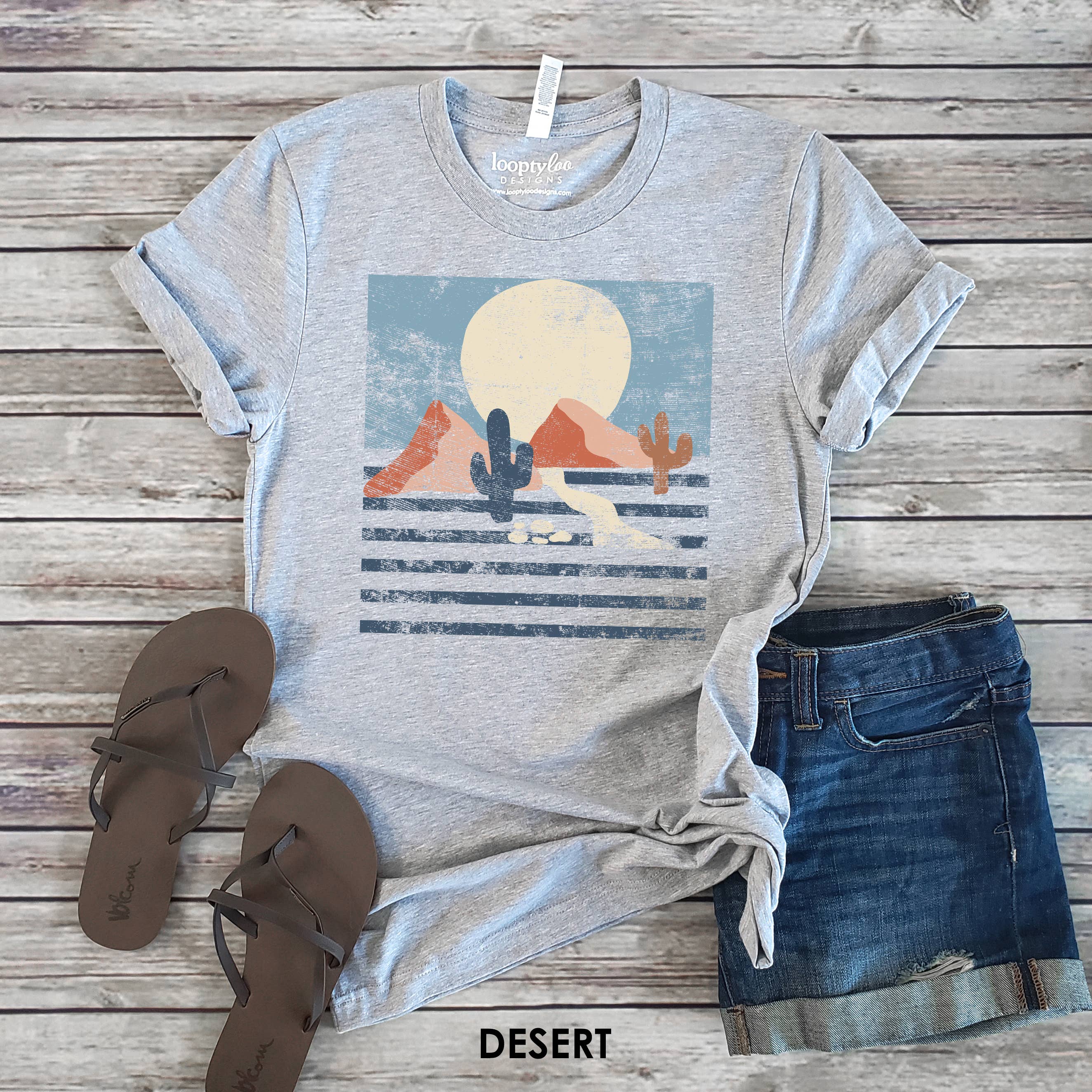 Modern Desert Landscap Tee | Outdoor | Sizes XS-2XL