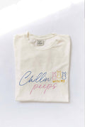 Chillin' with My Peeps  Mineral Washed Graphic Top