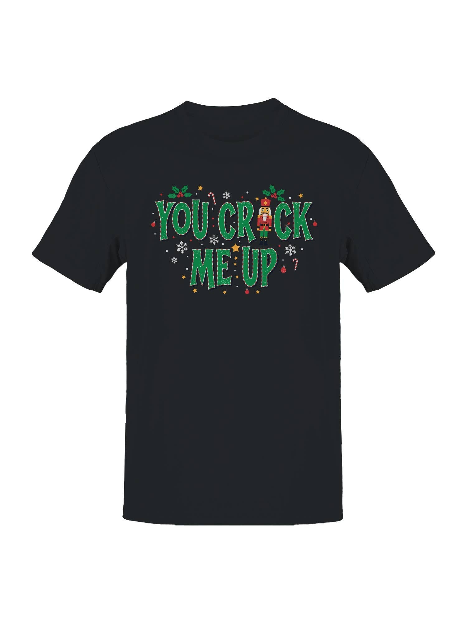 Festive Nutcracker Humor Design Men's T-Shirt