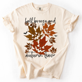 Fall Breeze and Autumn Leaves, Comfort Colors T-Shirt