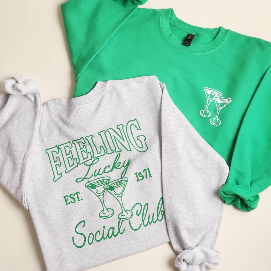 Feeling Lucky Social Club Heavyweight Fleece Sweatshirt