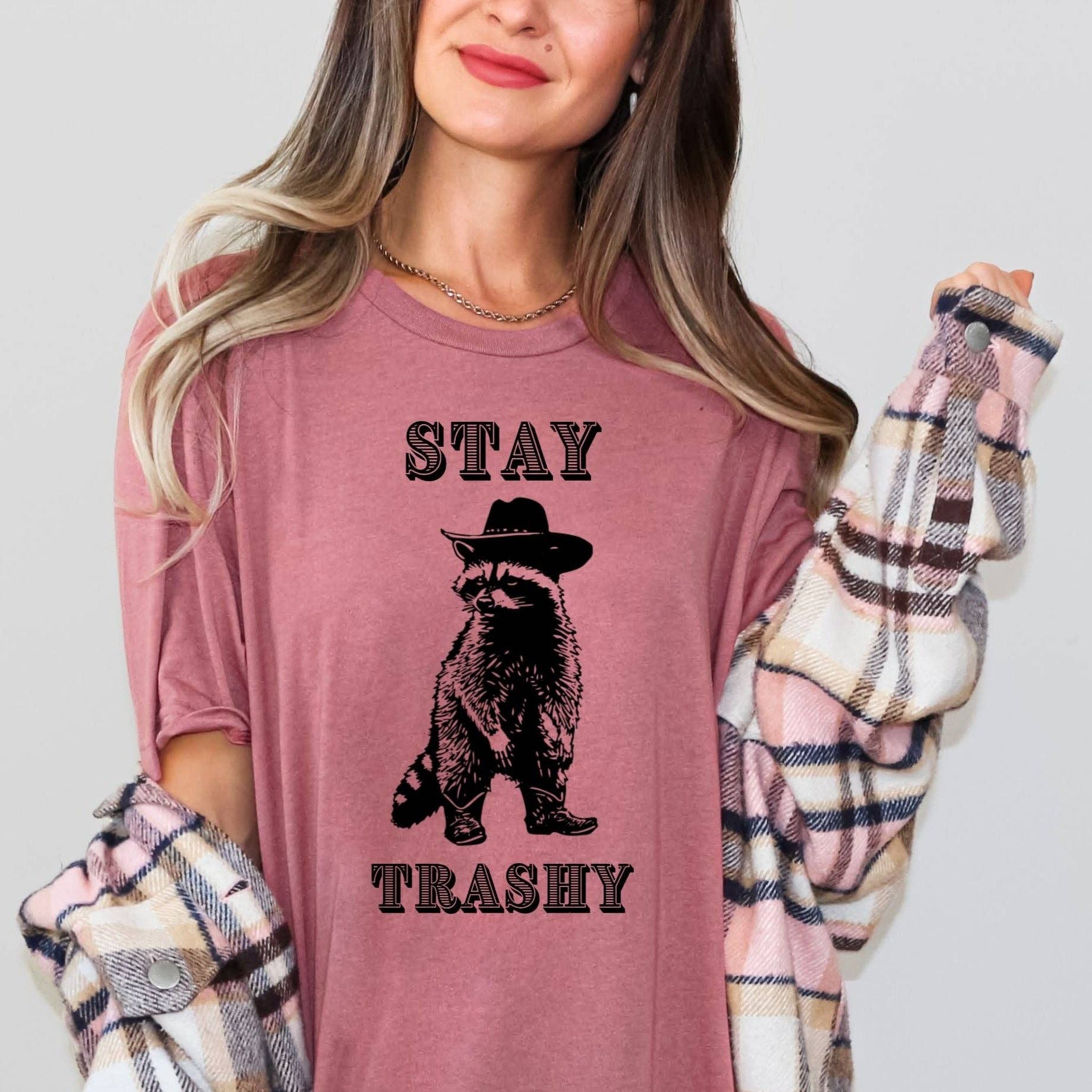 Raccoon Cowboy Graphic Tee 272(Dtf)